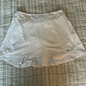 White Nike golf skort